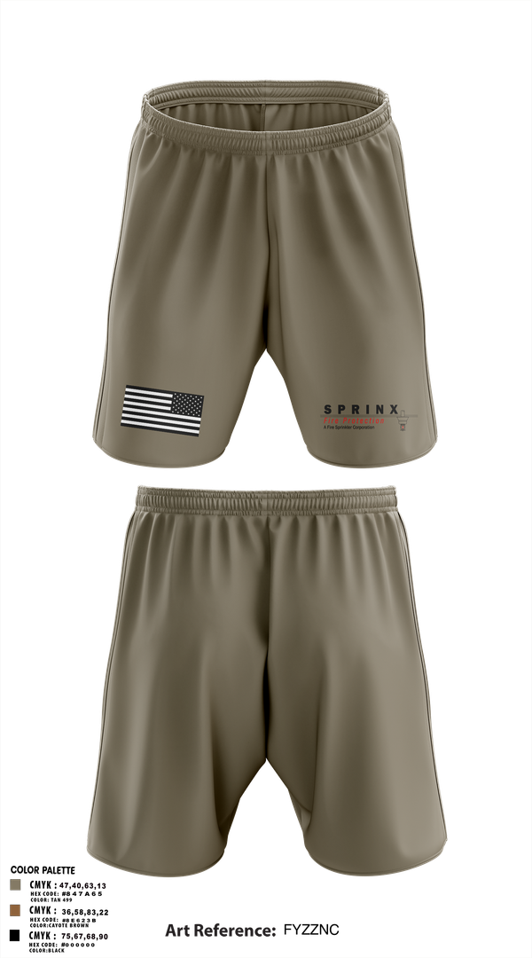 Athletic Shorts With Pockets, SPRINX FIRE PROTECTION, , Teamtime, Team time, sublimation, custom sports apparel, team uniforms, spirit wear, spiritwear, sports uniforms, custom shirts, team store, custom team store, fundraiser sports, apparel fundraiser