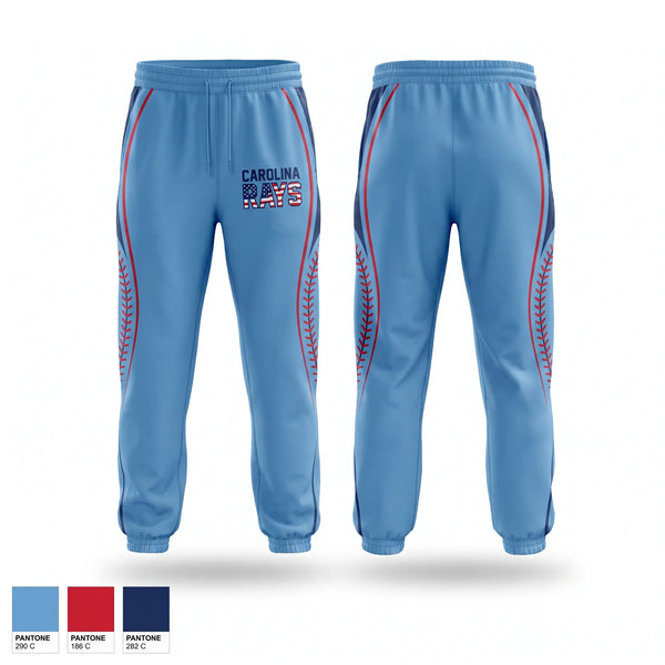Sweatpants, Carolina Rays, Baseball, Teamtime, Team time, sublimation, custom sports apparel, team uniforms, spirit wear, spiritwear, sports uniforms, custom shirts, team store, custom team store, fundraiser sports, apparel fundraiser