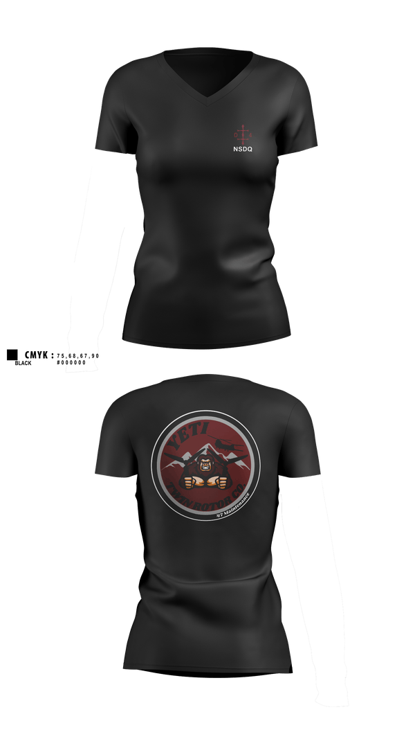 Womens Short Sleeve Vneck Shirt, 160th SOAR, , Teamtime, Team time, sublimation, custom sports apparel, team uniforms, spirit wear, spiritwear, sports uniforms, custom shirts, team store, custom team store, fundraiser sports, apparel fundraiser