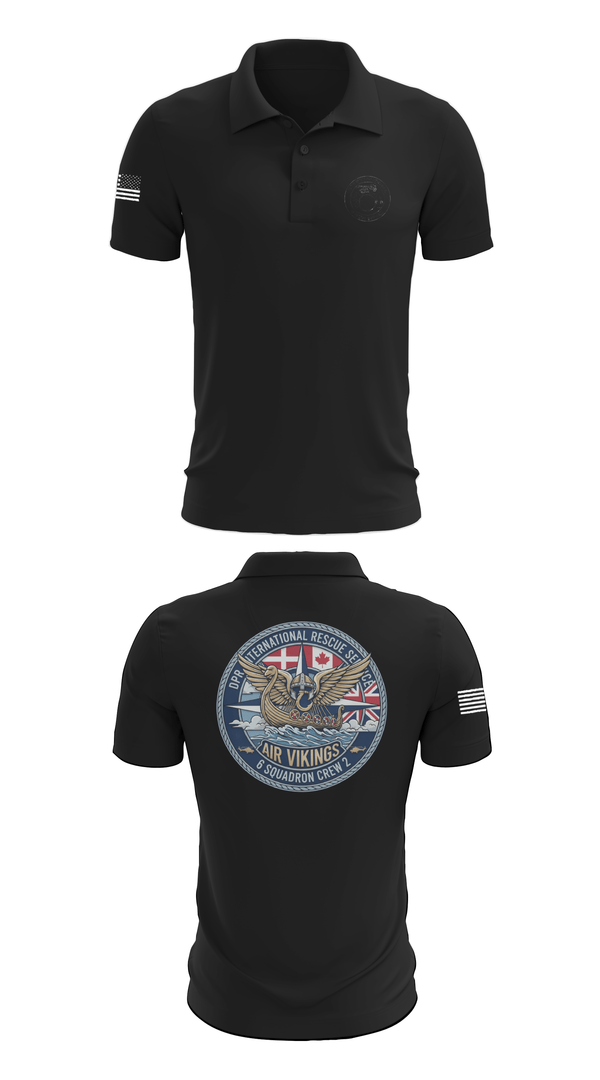 Short Sleeve Performance Polo, 6 Squadron Crew 2, , Teamtime, Team time, sublimation, custom sports apparel, team uniforms, spirit wear, spiritwear, sports uniforms, custom shirts, team store, custom team store, fundraiser sports, apparel fundraiser