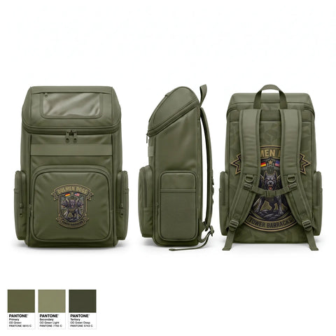 Gear Bag, Dulmen DES, Army, Teamtime, Team time, sublimation, custom sports apparel, team uniforms, spirit wear, spiritwear, sports uniforms, custom shirts, team store, custom team store, fundraiser sports, apparel fundraiser
