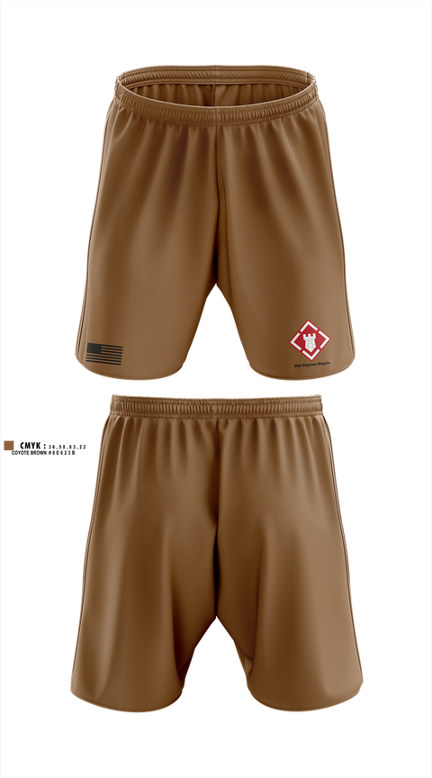 Athletic Shorts With Pockets, 20th Engineer Brigade, , Teamtime, Team time, sublimation, custom sports apparel, team uniforms, spirit wear, spiritwear, sports uniforms, custom shirts, team store, custom team store, fundraiser sports, apparel fundraiser