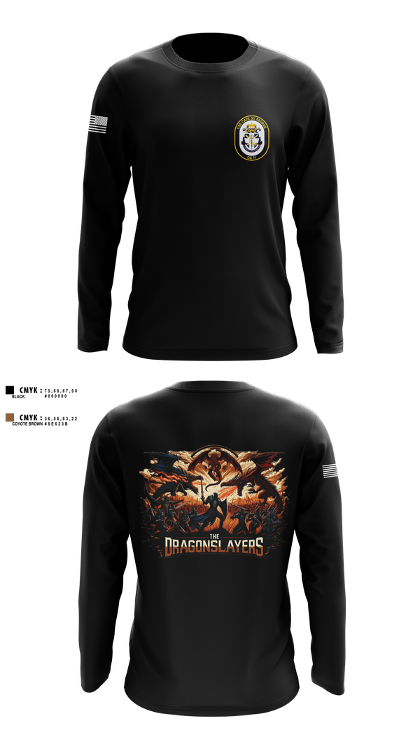 Long Sleeve Performance Shirt, USS CAPE ST. GEORGE, , Teamtime, Team time, sublimation, custom sports apparel, team uniforms, spirit wear, spiritwear, sports uniforms, custom shirts, team store, custom team store, fundraiser sports, apparel fundraiser