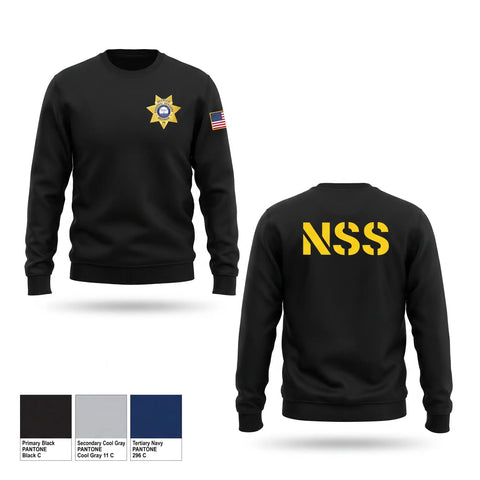 Crew Neck Sweatshirt, National Security, Police, Teamtime, Team time, sublimation, custom sports apparel, team uniforms, spirit wear, spiritwear, sports uniforms, custom shirts, team store, custom team store, fundraiser sports, apparel fundraiser