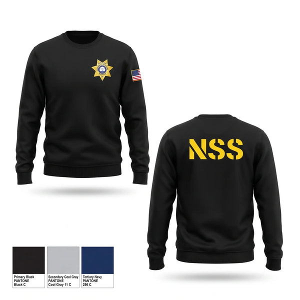 Crew Neck Sweatshirt, National Security, Police, Teamtime, Team time, sublimation, custom sports apparel, team uniforms, spirit wear, spiritwear, sports uniforms, custom shirts, team store, custom team store, fundraiser sports, apparel fundraiser