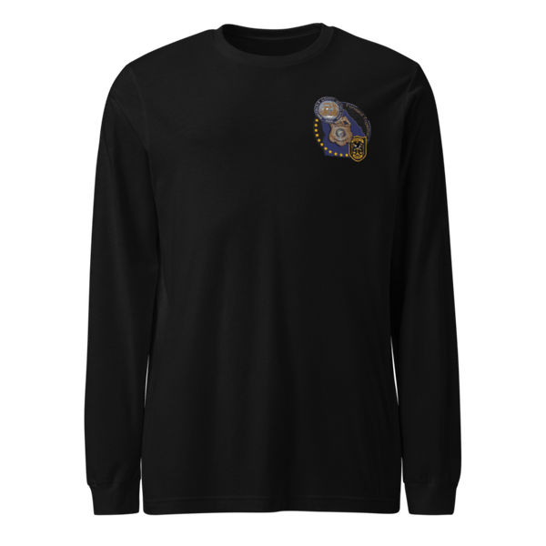 Police Department Academy 26016333 Unisex Long Sleeve Tee | Bella + Canvas 3501