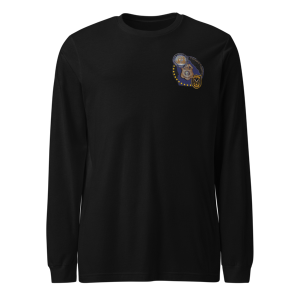 Police Department Academy 4041220 Unisex Long Sleeve Tee | Bella + Canvas 3501