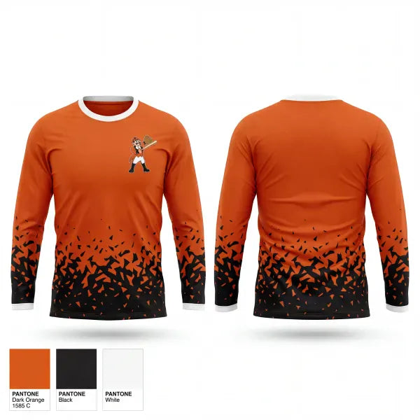 Long Sleeve Performance Shirt, Bridgeport Barnums, Baseball, Teamtime, Team time, sublimation, custom sports apparel, team uniforms, spirit wear, spiritwear, sports uniforms, custom shirts, team store, custom team store, fundraiser sports, apparel fundraiser