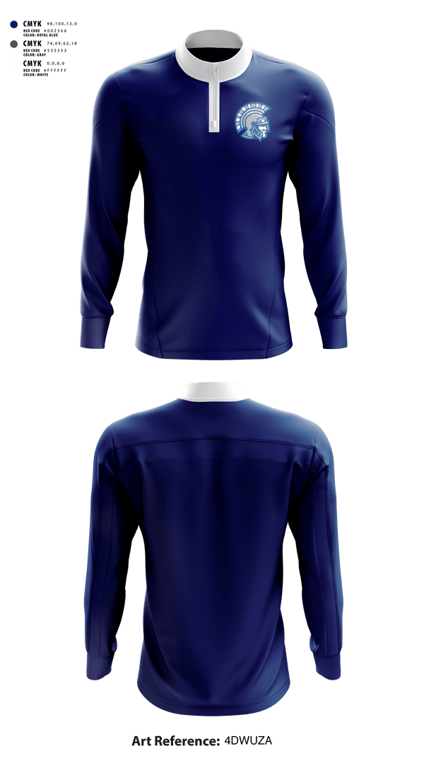 Quarter Zip Jacket, Tracyton Pee Wee Sports Association, Football, Teamtime, Team time, sublimation, custom sports apparel, team uniforms, spirit wear, spiritwear, sports uniforms, custom shirts, team store, custom team store, fundraiser sports, apparel fundraiser