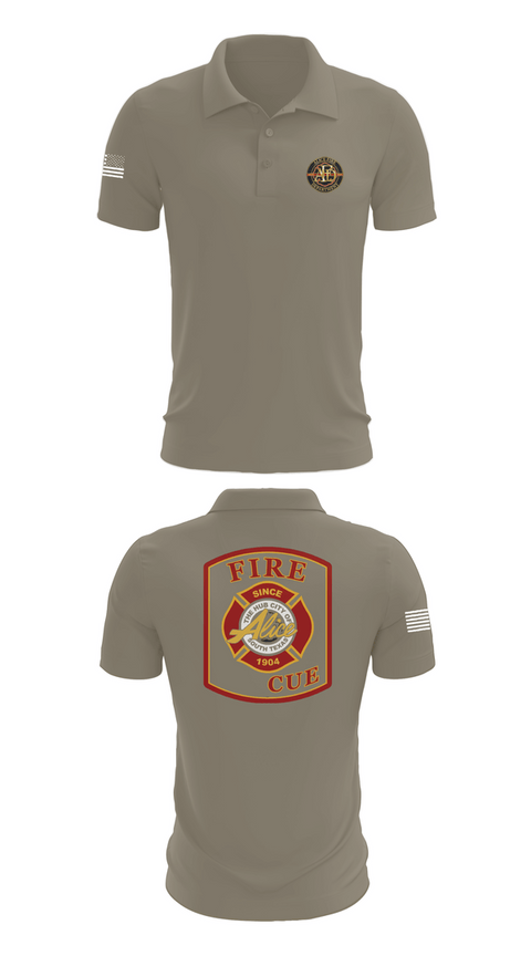 Short Sleeve Performance Polo, Alice Fire Rescue, Fire Department, Teamtime, Team time, sublimation, custom sports apparel, team uniforms, spirit wear, spiritwear, sports uniforms, custom shirts, team store, custom team store, fundraiser sports, apparel fundraiser