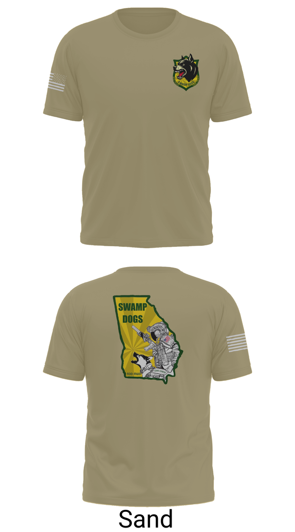 Short Sleeve Performance Shirt, 93D MP DET (MWD), , Teamtime, Team time, sublimation, custom sports apparel, team uniforms, spirit wear, spiritwear, sports uniforms, custom shirts, team store, custom team store, fundraiser sports, apparel fundraiser