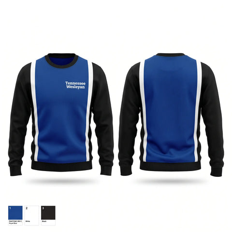 Crew Neck Sweatshirt, Tennessee Wesleyan, Women's Basketball, Teamtime, Team time, sublimation, custom sports apparel, team uniforms, spirit wear, spiritwear, sports uniforms, custom shirts, team store, custom team store, fundraiser sports, apparel fundraiser