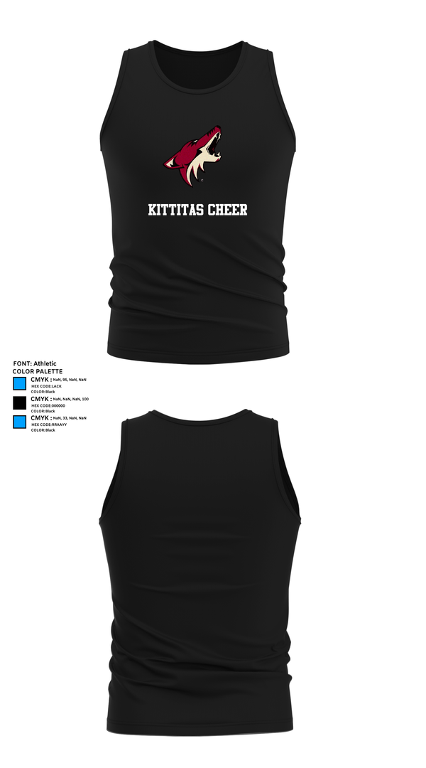 Tank Top, Kittitas Cheer, Cheer, Teamtime, Team time, sublimation, custom sports apparel, team uniforms, spirit wear, spiritwear, sports uniforms, custom shirts, team store, custom team store, fundraiser sports, apparel fundraiser