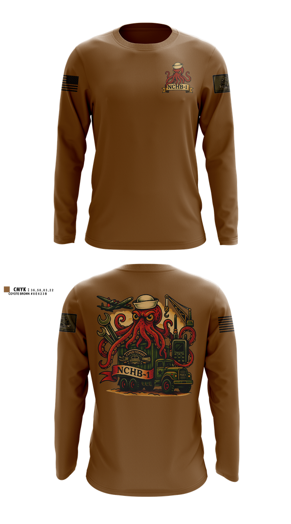 Long Sleeve Performance Shirt, , Navy, Teamtime, Team time, sublimation, custom sports apparel, team uniforms, spirit wear, spiritwear, sports uniforms, custom shirts, team store, custom team store, fundraiser sports, apparel fundraiser