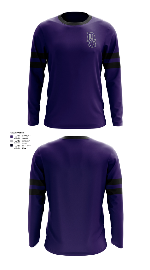 Long Sleeve Performance Shirt, Devil Crabs, Baseball, Teamtime, Team time, sublimation, custom sports apparel, team uniforms, spirit wear, spiritwear, sports uniforms, custom shirts, team store, custom team store, fundraiser sports, apparel fundraiser