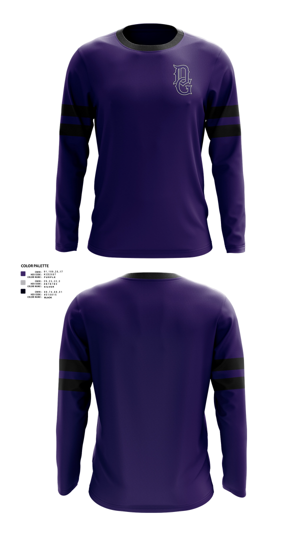 Long Sleeve Performance Shirt, Devil Crabs, Baseball, Teamtime, Team time, sublimation, custom sports apparel, team uniforms, spirit wear, spiritwear, sports uniforms, custom shirts, team store, custom team store, fundraiser sports, apparel fundraiser