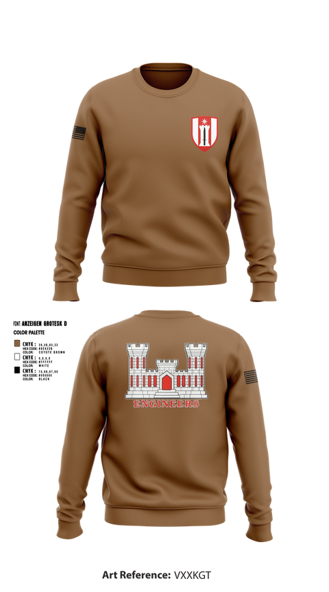 Crew Neck Sweatshirt, 450th / 485th ACPs, Army, Teamtime, Team time, sublimation, custom sports apparel, team uniforms, spirit wear, spiritwear, sports uniforms, custom shirts, team store, custom team store, fundraiser sports, apparel fundraiser