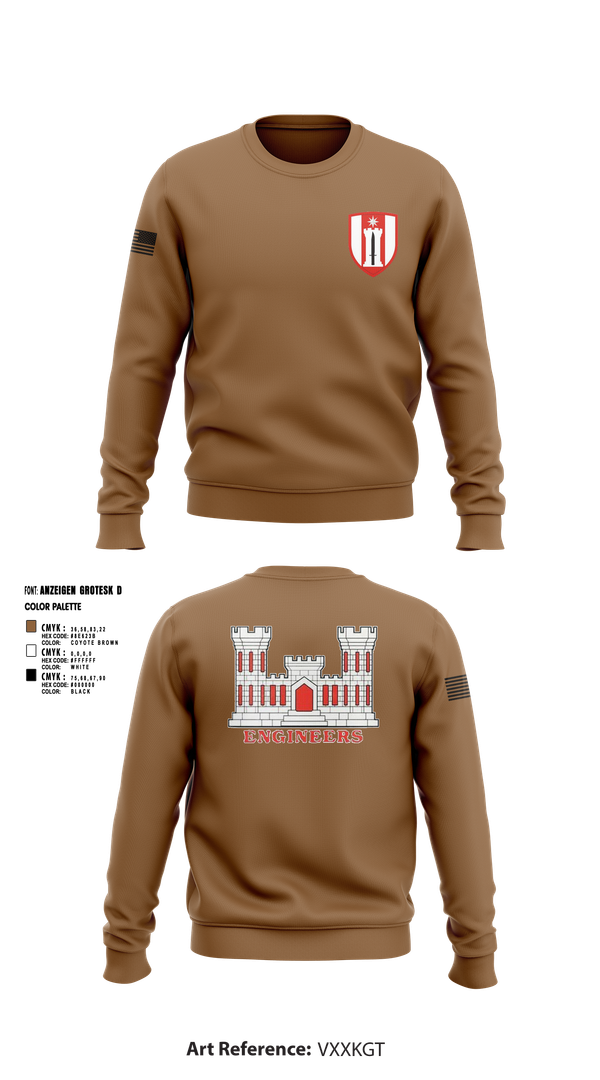 Crew Neck Sweatshirt, 450th / 485th ACPs, Army, Teamtime, Team time, sublimation, custom sports apparel, team uniforms, spirit wear, spiritwear, sports uniforms, custom shirts, team store, custom team store, fundraiser sports, apparel fundraiser