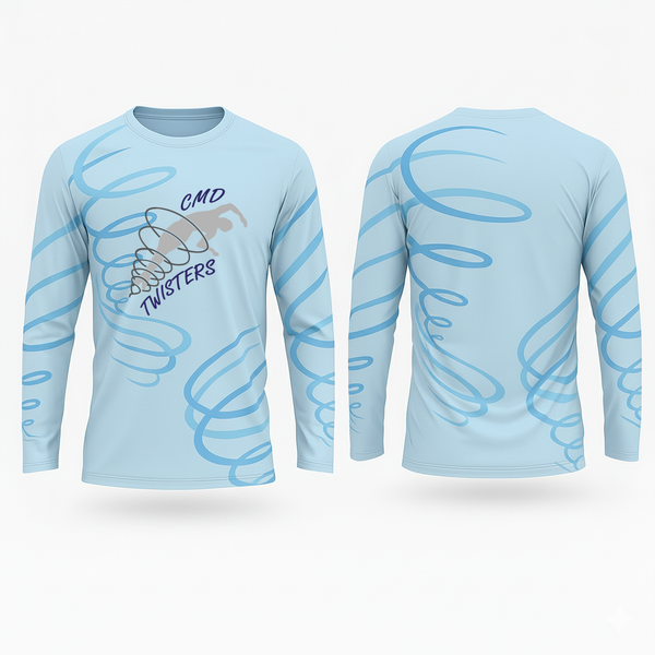 Long Sleeve Performance Shirt, Central Mass Diving, Spirit Store, Teamtime, Team time, sublimation, custom sports apparel, team uniforms, spirit wear, spiritwear, sports uniforms, custom shirts, team store, custom team store, fundraiser sports, apparel fundraiser