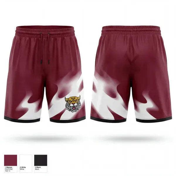 Athletic Shorts With Pockets, Valley view bobcats, Men's Basketball, Teamtime, Team time, sublimation, custom sports apparel, team uniforms, spirit wear, spiritwear, sports uniforms, custom shirts, team store, custom team store, fundraiser sports, apparel fundraiser