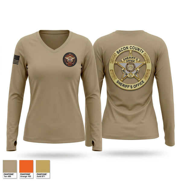 Old School Cotton Feel Shirt, Bacon County Sheriff’s Office, Police, Teamtime, Team time, sublimation, custom sports apparel, team uniforms, spirit wear, spiritwear, sports uniforms, custom shirts, team store, custom team store, fundraiser sports, apparel fundraiser