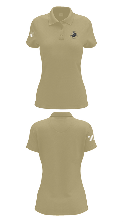 Womens Short Sleeve Performance Polo, 984 MP CO 2nd Platoon, , Teamtime, Team time, sublimation, custom sports apparel, team uniforms, spirit wear, spiritwear, sports uniforms, custom shirts, team store, custom team store, fundraiser sports, apparel fundraiser