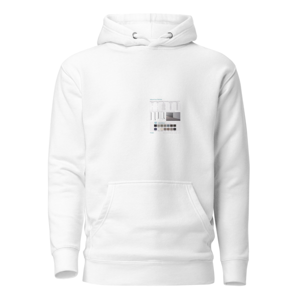 Unisex Hoodie - 1 - White