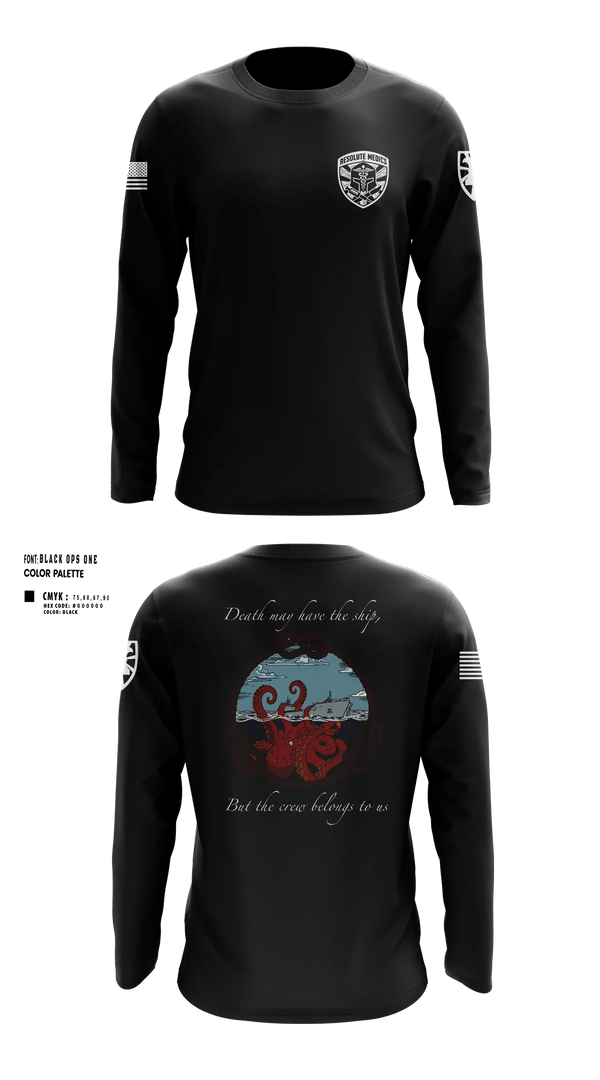 Long Sleeve Performance Shirt, MEDIC PLT/HHC/7TB(X), Army, Teamtime, Team time, sublimation, custom sports apparel, team uniforms, spirit wear, spiritwear, sports uniforms, custom shirts, team store, custom team store, fundraiser sports, apparel fundraiser