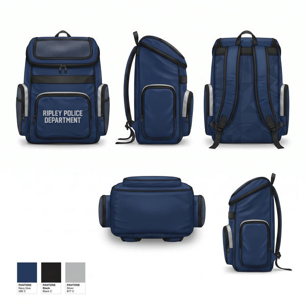 Gear Bag, ripley poice department, Police, Teamtime, Team time, sublimation, custom sports apparel, team uniforms, spirit wear, spiritwear, sports uniforms, custom shirts, team store, custom team store, fundraiser sports, apparel fundraiser