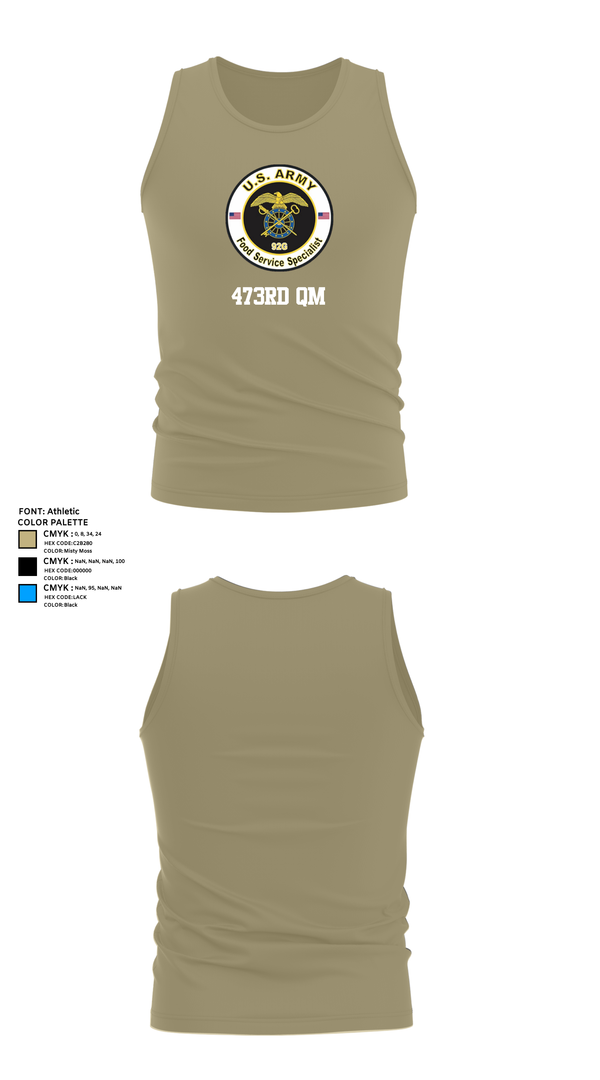 Tank Top, 473rd QM, , Teamtime, Team time, sublimation, custom sports apparel, team uniforms, spirit wear, spiritwear, sports uniforms, custom shirts, team store, custom team store, fundraiser sports, apparel fundraiser