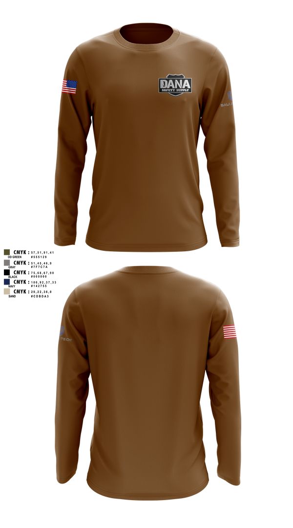 Long Sleeve Performance Shirt, Alabama SalesDana Safety Supply, Police, Teamtime, Team time, sublimation, custom sports apparel, team uniforms, spirit wear, spiritwear, sports uniforms, custom shirts, team store, custom team store, fundraiser sports, apparel fundraiser