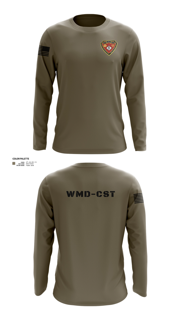 Long Sleeve Performance Shirt, 2nd WMD CST, Army, Teamtime, Team time, sublimation, custom sports apparel, team uniforms, spirit wear, spiritwear, sports uniforms, custom shirts, team store, custom team store, fundraiser sports, apparel fundraiser
