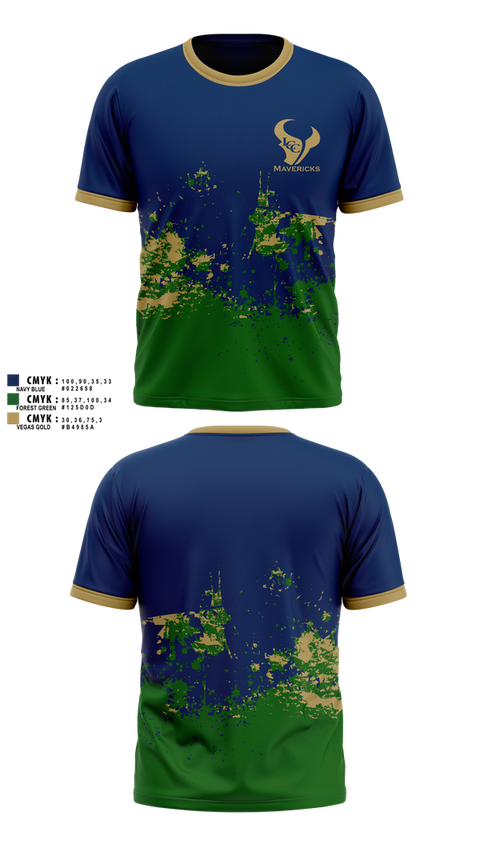 Short Sleeve Performance Shirt, La Costa Canyon Mavericks Football, , Teamtime, Team time, sublimation, custom sports apparel, team uniforms, spirit wear, spiritwear, sports uniforms, custom shirts, team store, custom team store, fundraiser sports, apparel fundraiser