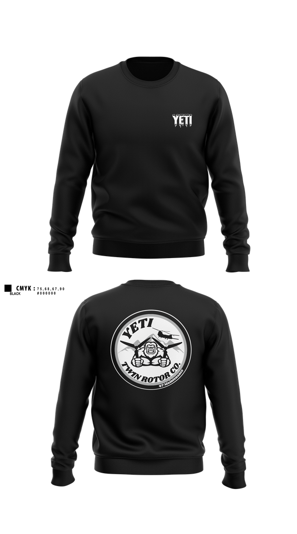 Crew Neck Sweatshirt, 160th SOAR, , Teamtime, Team time, sublimation, custom sports apparel, team uniforms, spirit wear, spiritwear, sports uniforms, custom shirts, team store, custom team store, fundraiser sports, apparel fundraiser