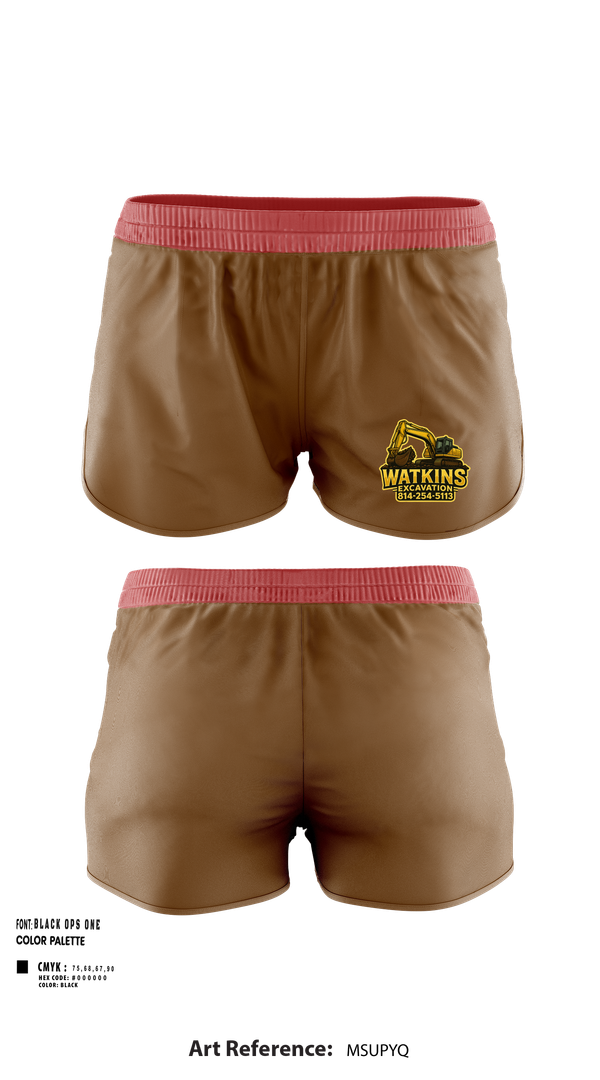 Ranger Panties, 252 EngineersWatkins Excavation, , Teamtime, Team time, sublimation, custom sports apparel, team uniforms, spirit wear, spiritwear, sports uniforms, custom shirts, team store, custom team store, fundraiser sports, apparel fundraiser