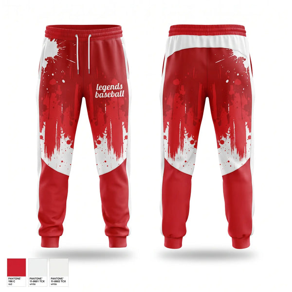 Sweatpants, legends baseball, Baseball, Teamtime, Team time, sublimation, custom sports apparel, team uniforms, spirit wear, spiritwear, sports uniforms, custom shirts, team store, custom team store, fundraiser sports, apparel fundraiser