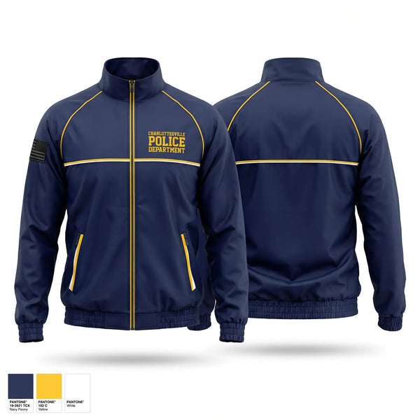 Windbreaker, Charlottesville Police Department, Police, Teamtime, Team time, sublimation, custom sports apparel, team uniforms, spirit wear, spiritwear, sports uniforms, custom shirts, team store, custom team store, fundraiser sports, apparel fundraiser