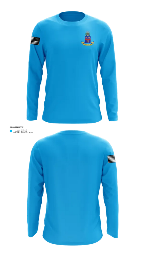 Long Sleeve Performance Shirt, 148th IN RGT, , Teamtime, Team time, sublimation, custom sports apparel, team uniforms, spirit wear, spiritwear, sports uniforms, custom shirts, team store, custom team store, fundraiser sports, apparel fundraiser