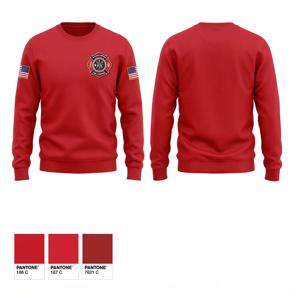 Crew Neck Sweatshirt, Williams Township Fire Company, Fire Department, Teamtime, Team time, sublimation, custom sports apparel, team uniforms, spirit wear, spiritwear, sports uniforms, custom shirts, team store, custom team store, fundraiser sports, apparel fundraiser