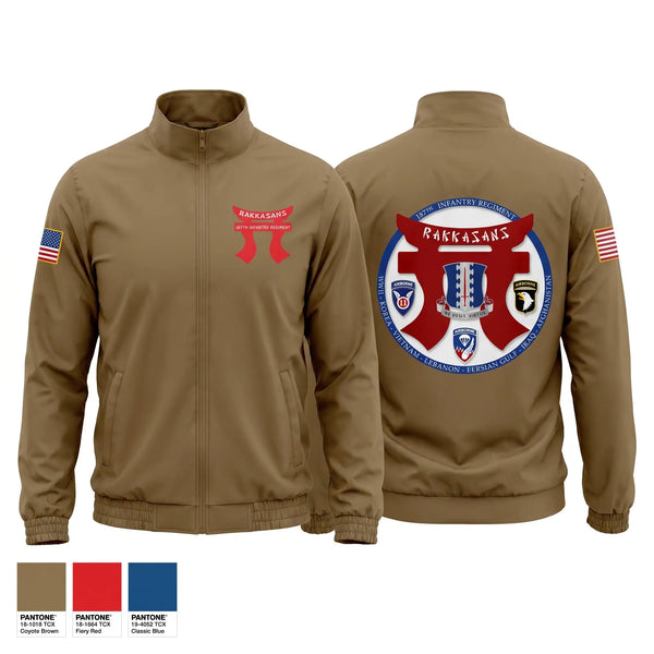 Windbreaker, Rakkasans, Army, Teamtime, Team time, sublimation, custom sports apparel, team uniforms, spirit wear, spiritwear, sports uniforms, custom shirts, team store, custom team store, fundraiser sports, apparel fundraiser