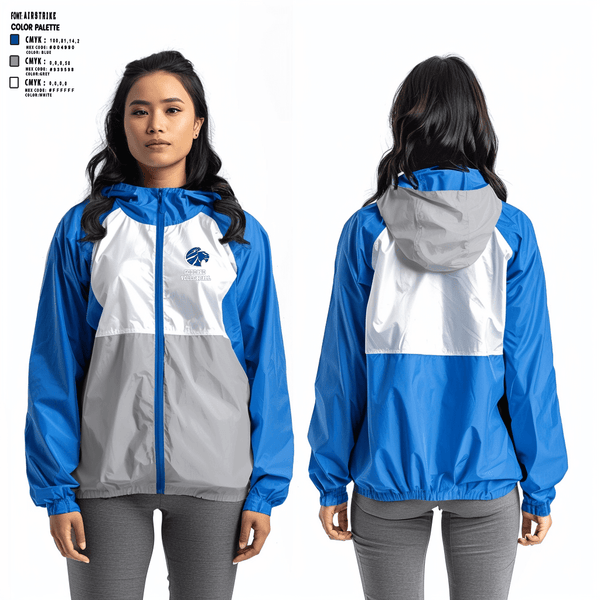 Windbreaker, Goddard High School Volleyball, Women's Volleyball, Teamtime, Team time, sublimation, custom sports apparel, team uniforms, spirit wear, spiritwear, sports uniforms, custom shirts, team store, custom team store, fundraiser sports, apparel fundraiser