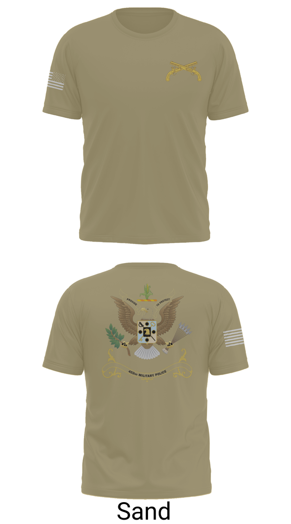 Old School Cotton Feel Shirt, 402nd Military Police Battalion, , Teamtime, Team time, sublimation, custom sports apparel, team uniforms, spirit wear, spiritwear, sports uniforms, custom shirts, team store, custom team store, fundraiser sports, apparel fundraiser
