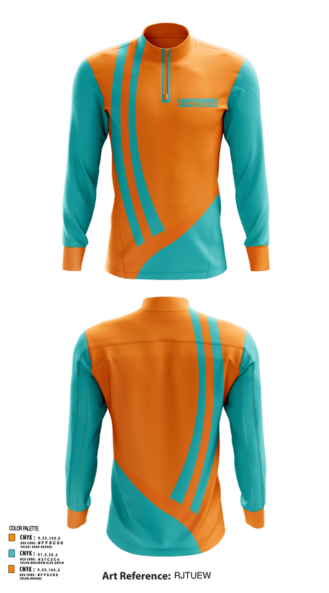 Quarter Zip Jacket, LadySharks, Women's Volleyball, Teamtime, Team time, sublimation, custom sports apparel, team uniforms, spirit wear, spiritwear, sports uniforms, custom shirts, team store, custom team store, fundraiser sports, apparel fundraiser