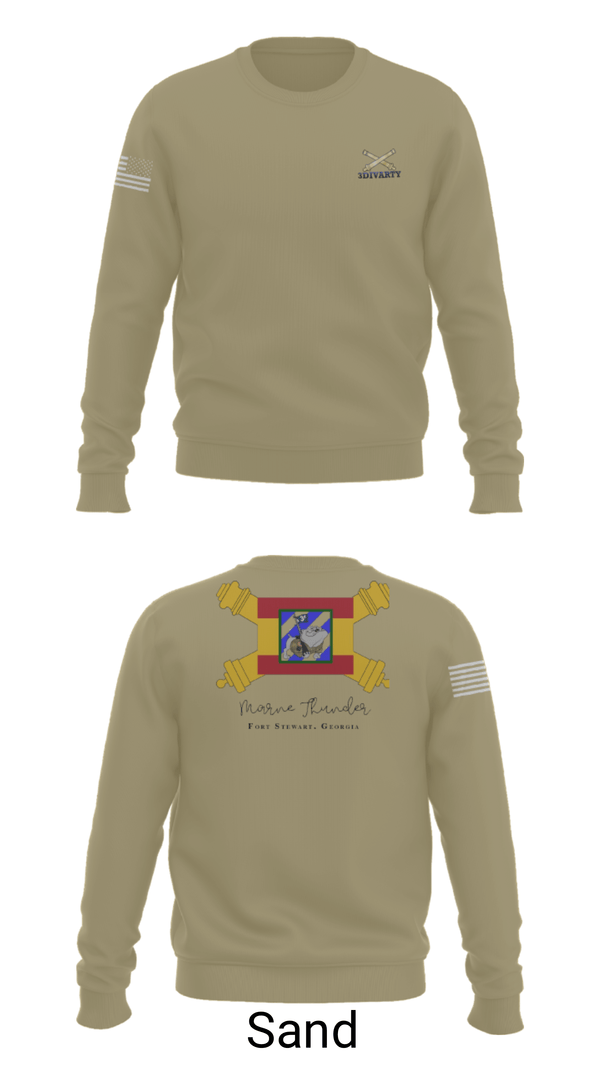 Crew Neck Sweatshirt, 3ID divarty, Army, Teamtime, Team time, sublimation, custom sports apparel, team uniforms, spirit wear, spiritwear, sports uniforms, custom shirts, team store, custom team store, fundraiser sports, apparel fundraiser