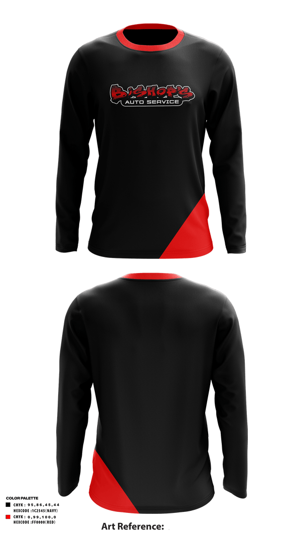 Long Sleeve Performance Polo, Bishops Auto Repair, , Teamtime, Team time, sublimation, custom sports apparel, team uniforms, spirit wear, spiritwear, sports uniforms, custom shirts, team store, custom team store, fundraiser sports, apparel fundraiser