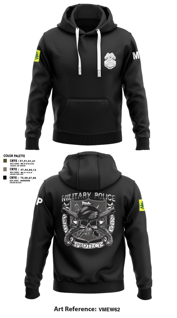 Hoodie, 307TH Military Police Company, , Teamtime, Team time, sublimation, custom sports apparel, team uniforms, spirit wear, spiritwear, sports uniforms, custom shirts, team store, custom team store, fundraiser sports, apparel fundraiser