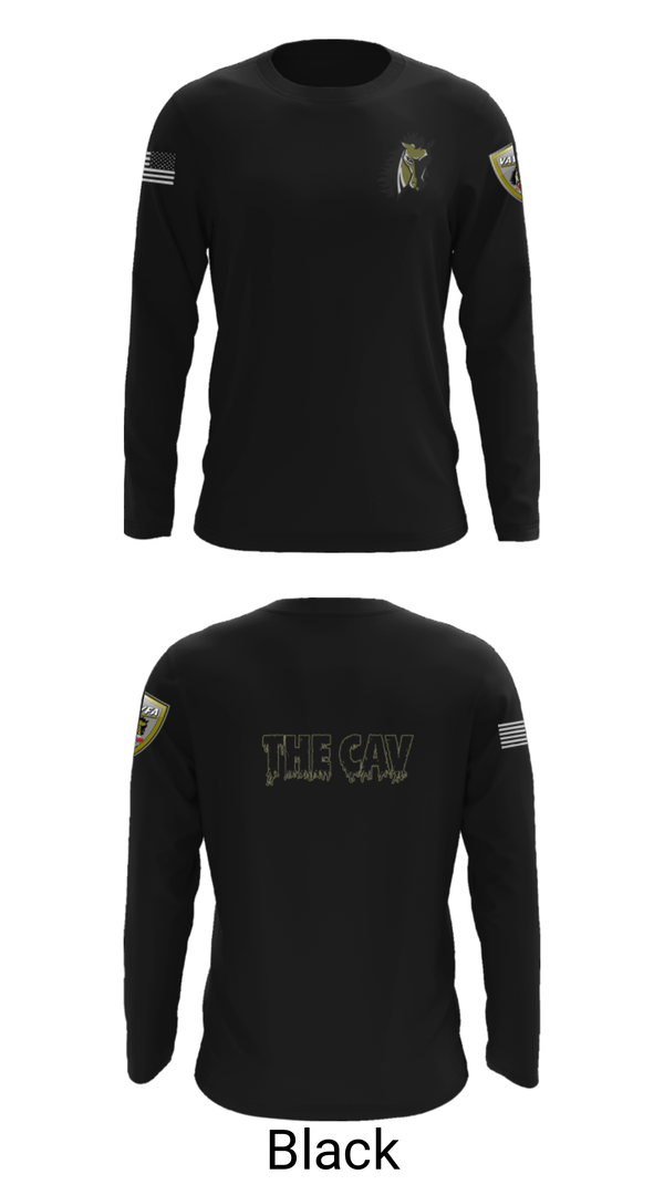 Long Sleeve Performance Shirt, Eastern Panhandle Cavalry, Football, Teamtime, Team time, sublimation, custom sports apparel, team uniforms, spirit wear, spiritwear, sports uniforms, custom shirts, team store, custom team store, fundraiser sports, apparel fundraiser