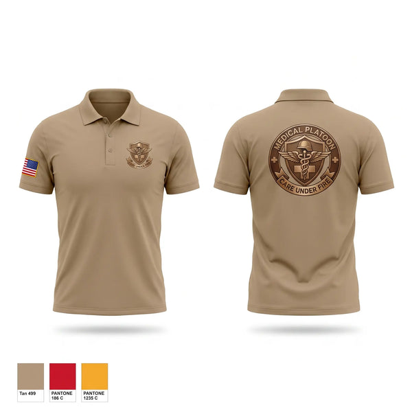 Short Sleeve Performance Polo, 1st Battalion 24th Infantry regiment, Army, Teamtime, Team time, sublimation, custom sports apparel, team uniforms, spirit wear, spiritwear, sports uniforms, custom shirts, team store, custom team store, fundraiser sports, apparel fundraiser