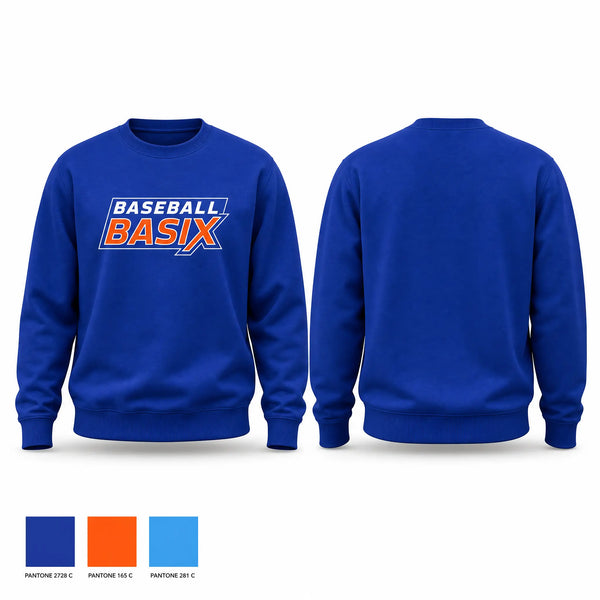 Crew Neck Sweatshirt, BBBX, Baseball, Teamtime, Team time, sublimation, custom sports apparel, team uniforms, spirit wear, spiritwear, sports uniforms, custom shirts, team store, custom team store, fundraiser sports, apparel fundraiser