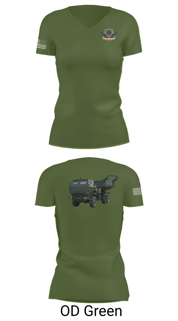 Womens Short Sleeve Vneck Shirt, 182nd Field Artillery, Army, Teamtime, Team time, sublimation, custom sports apparel, team uniforms, spirit wear, spiritwear, sports uniforms, custom shirts, team store, custom team store, fundraiser sports, apparel fundraiser